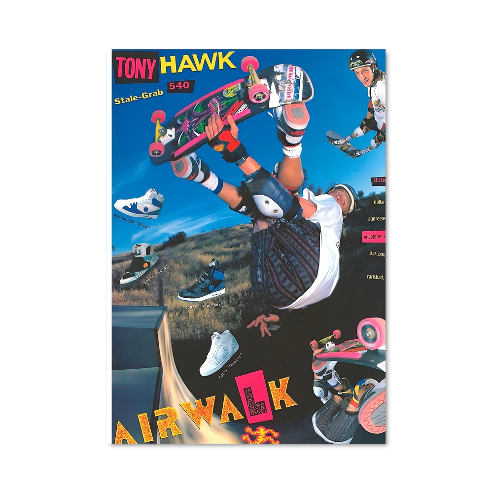 Poster Tony Hawk: The Legend in Action – affiche Skateboard